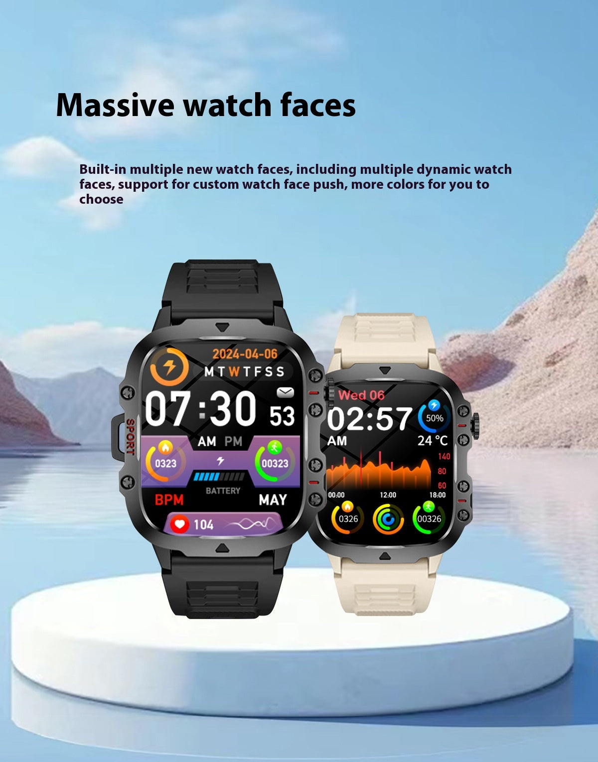 large screen smart watch