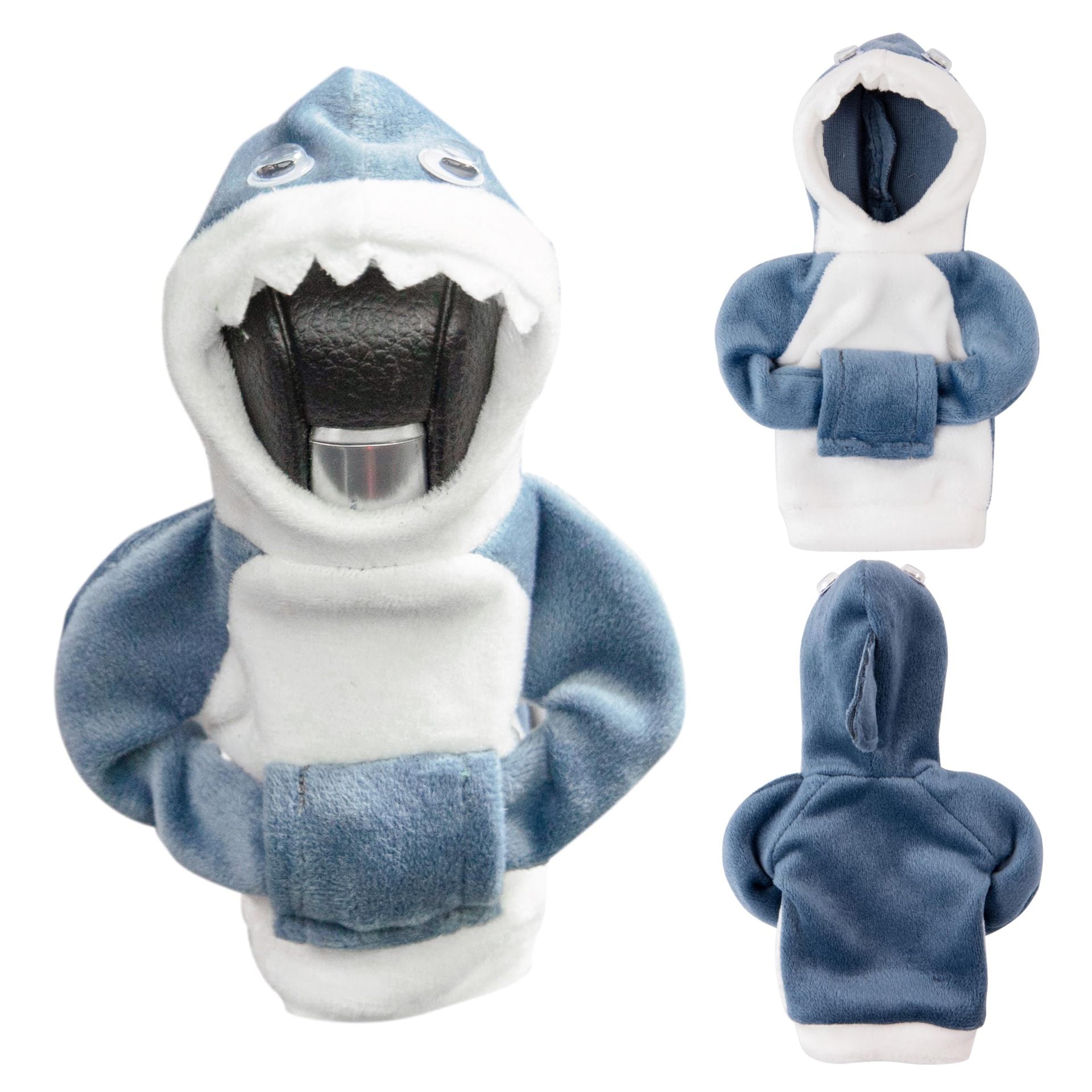 Car Gear Lever Hooded Set Creative Shark Frog Sweater Modeling - Fashioinista