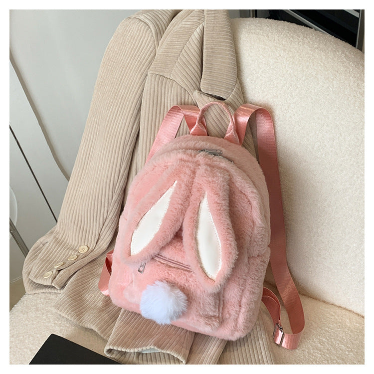 Women's Cute Rabbit Ears Bags Fashion Mini Backpack Kids - Fashioinista