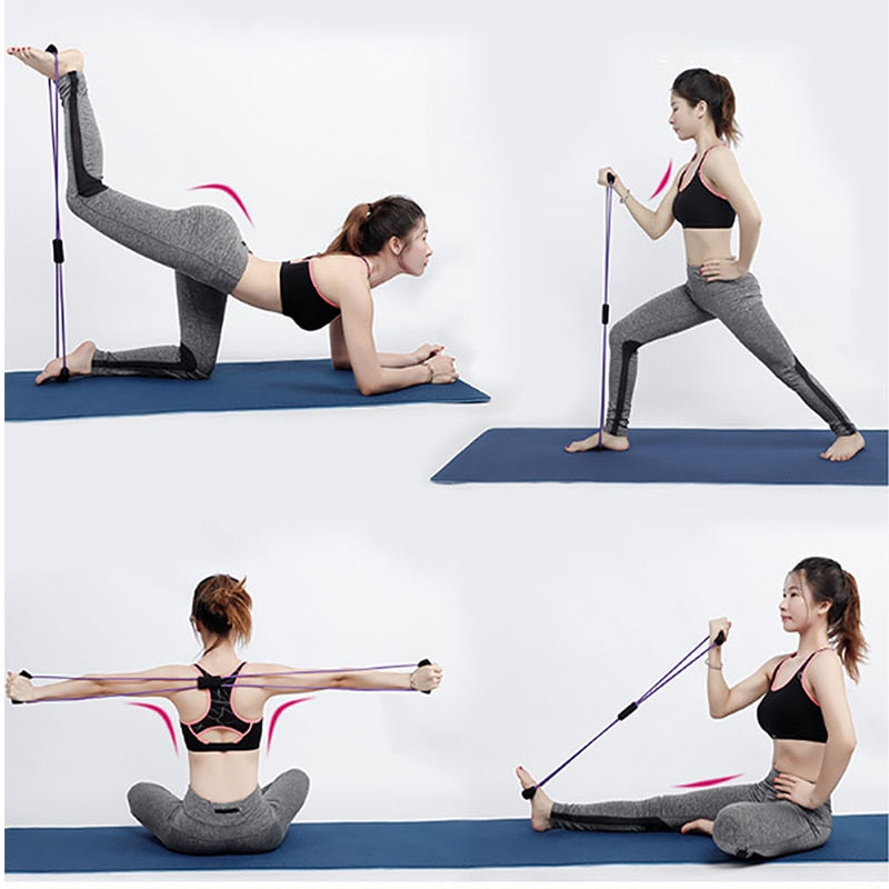 Elastic Band Fitness Gear: Expander & Yoga - Fashioinista