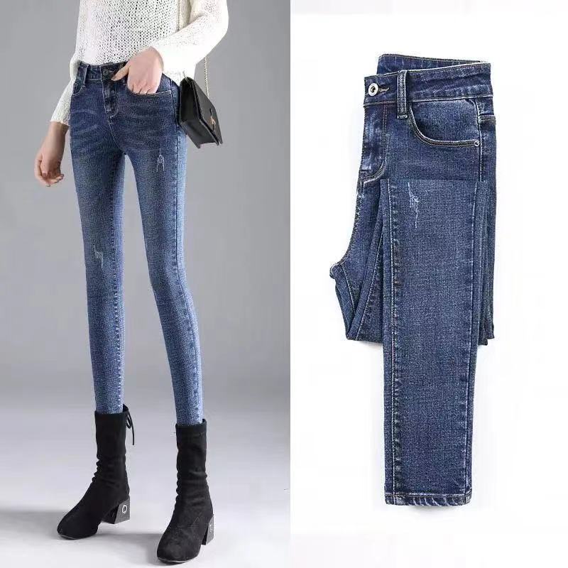 Women's High Waist Skinny Jeans - Fashioinista