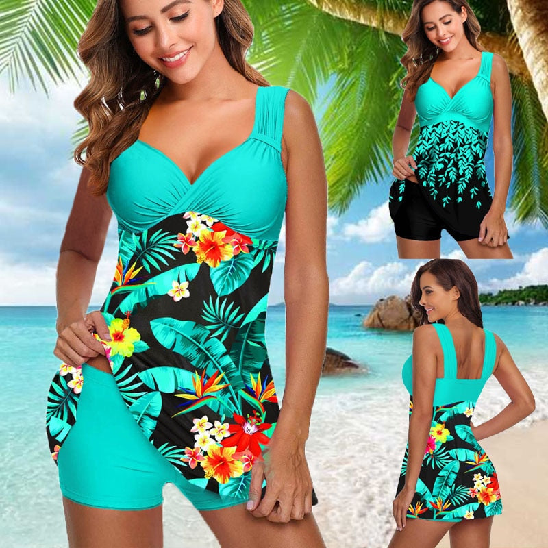 Flower Print Swimwear - Fashioinista