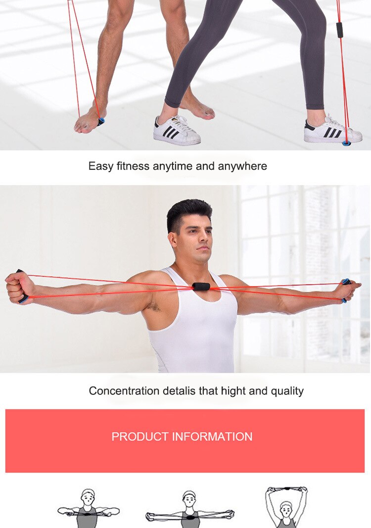 Elastic Band Fitness Gear: Expander & Yoga - Fashioinista