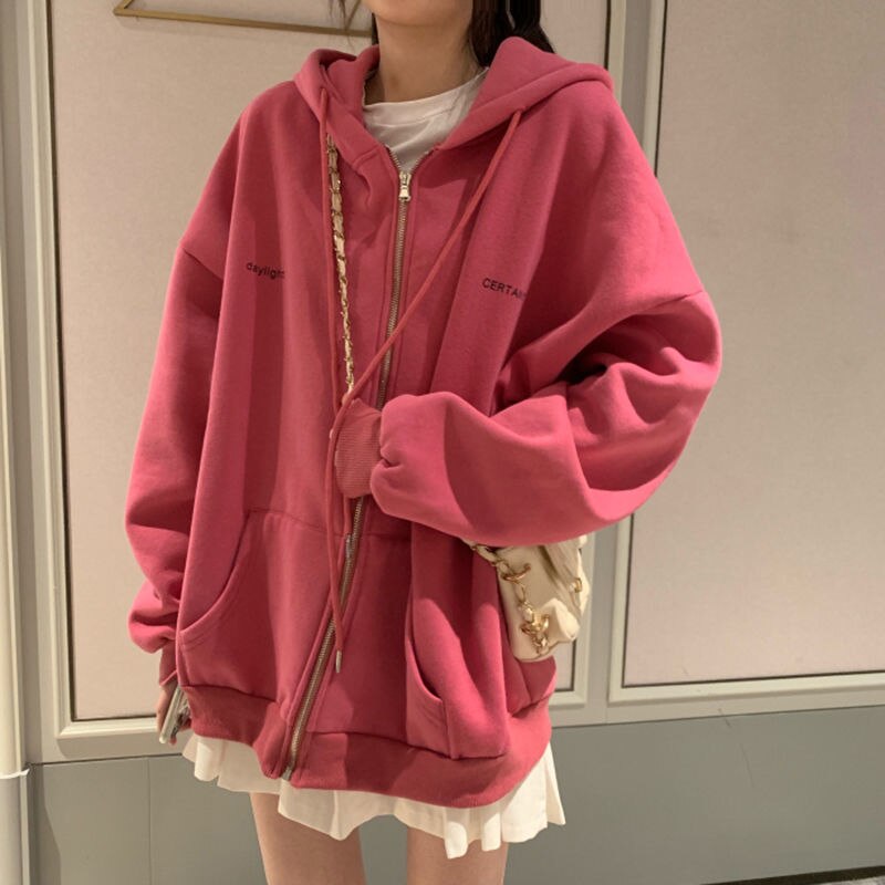 Korean Style Oversized Hoodies - Fashioinista