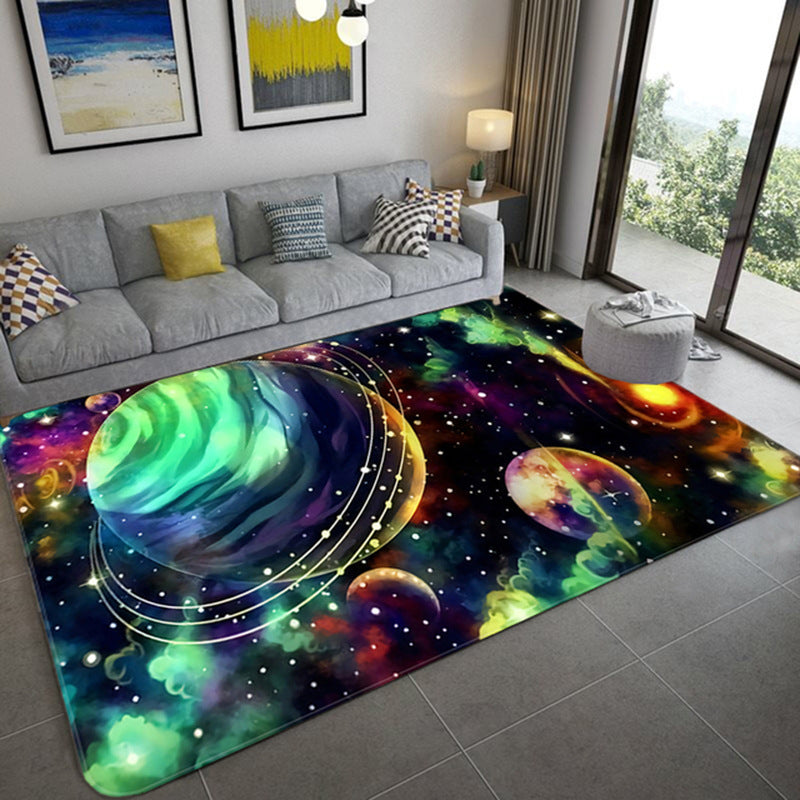 3D Planet Gorgeous Universe Living Room Carpet