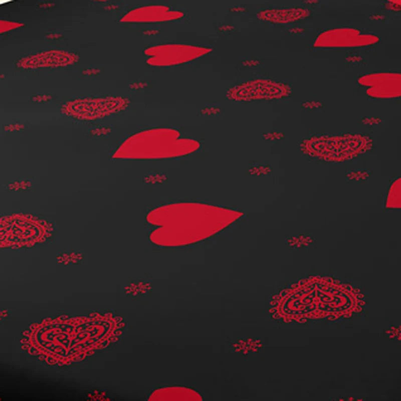 Four Seasons Men and Women Simple Fashion Love Print Sanded Bedspread Home Bedroom Hotel - Fashioinista