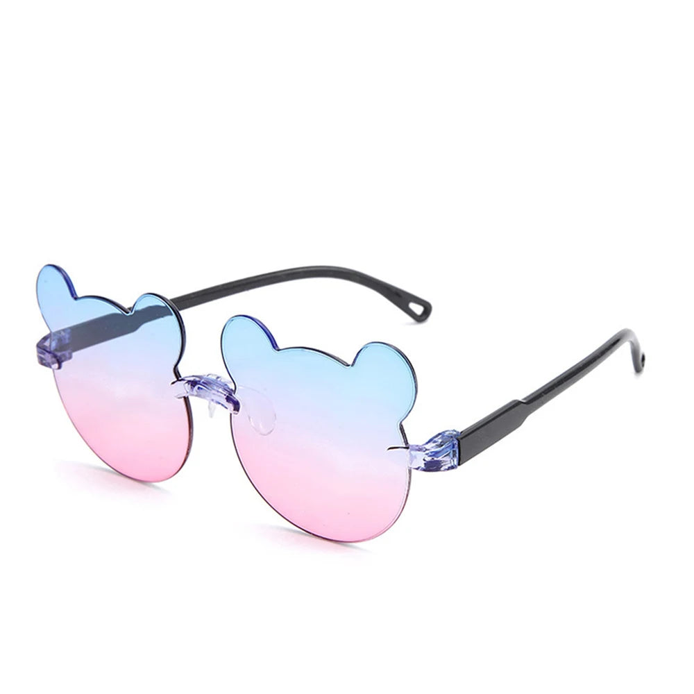 Kids bear shape rimless sunglasses - view 12