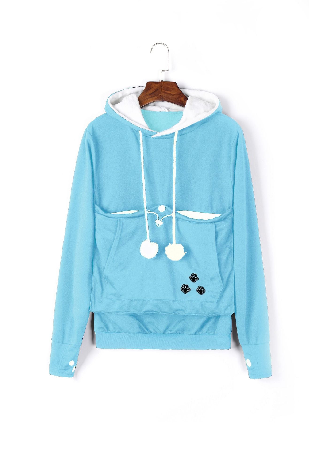 Cat Hoodie with Kangaroo Dog Pet Paw Pocke - Fashioinista