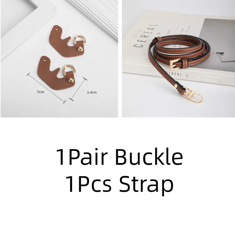 Punch free leather bag conversion strap set for a mini handbag - view 22
