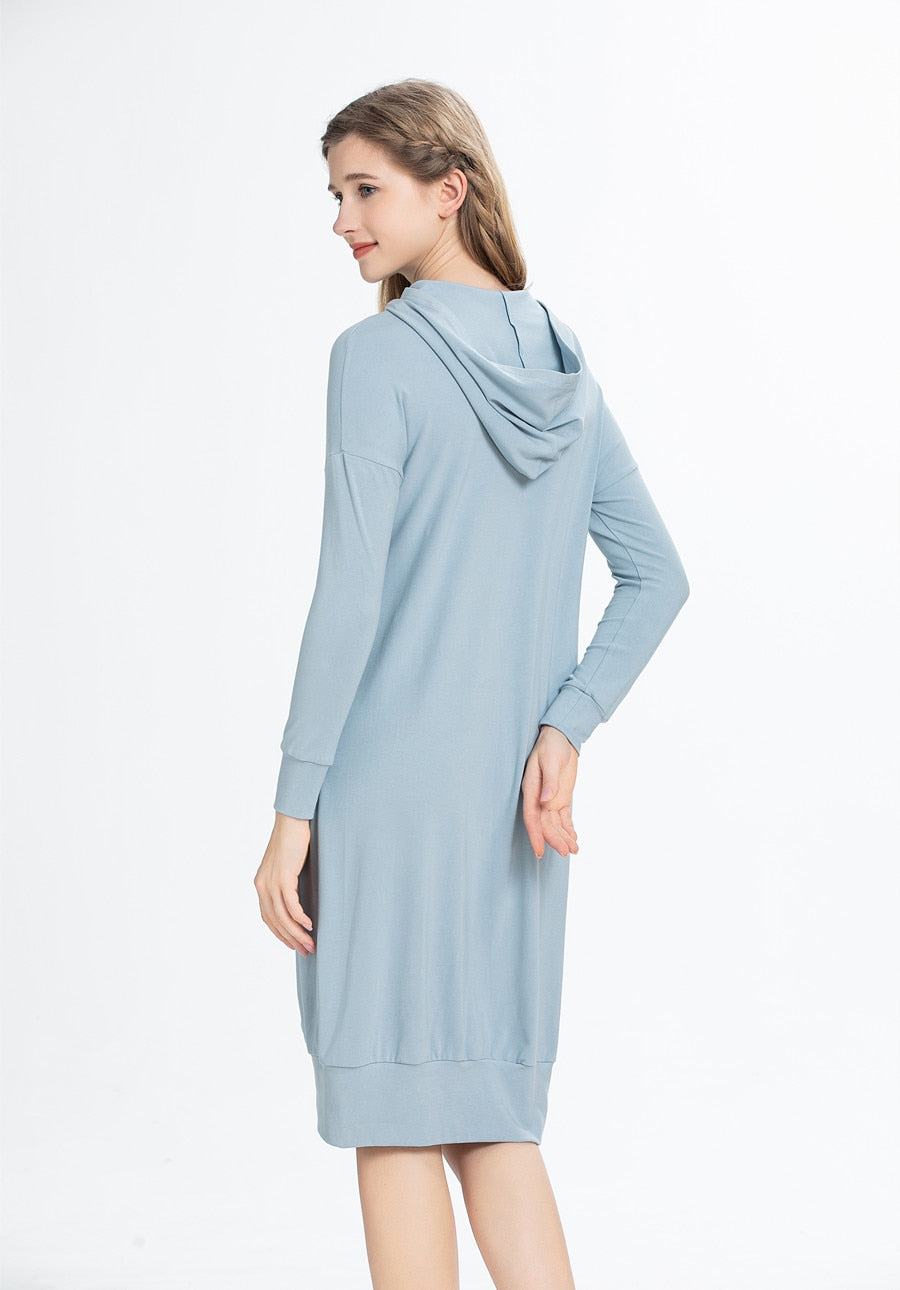 Breathe Easy: Soft Modal Zipper Dress - Fashioinista