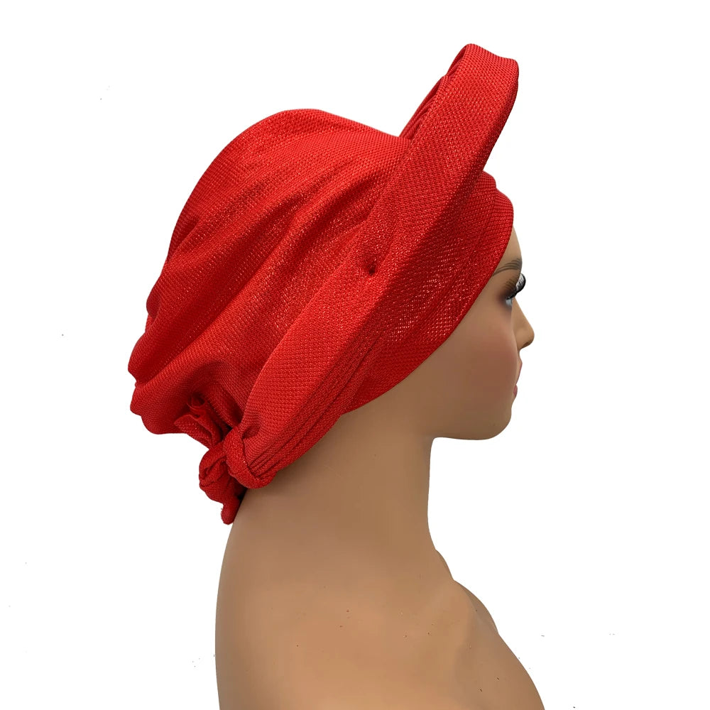 Ready made African gele headtie turban - view 6