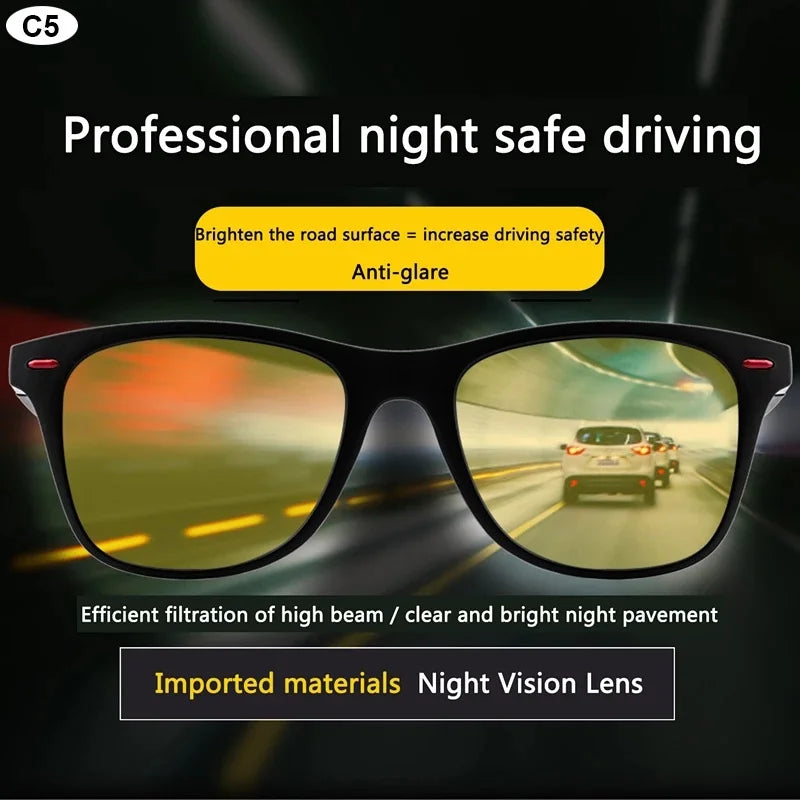Night driving glasses with polarized polycarbonate lenses - view 2