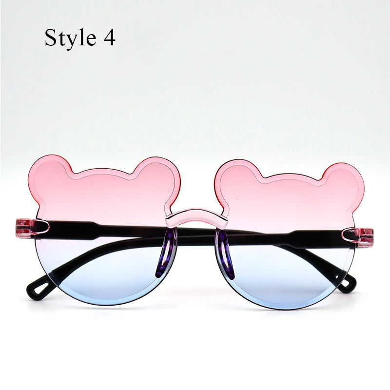 Kids bear shape rimless sunglasses - view 15