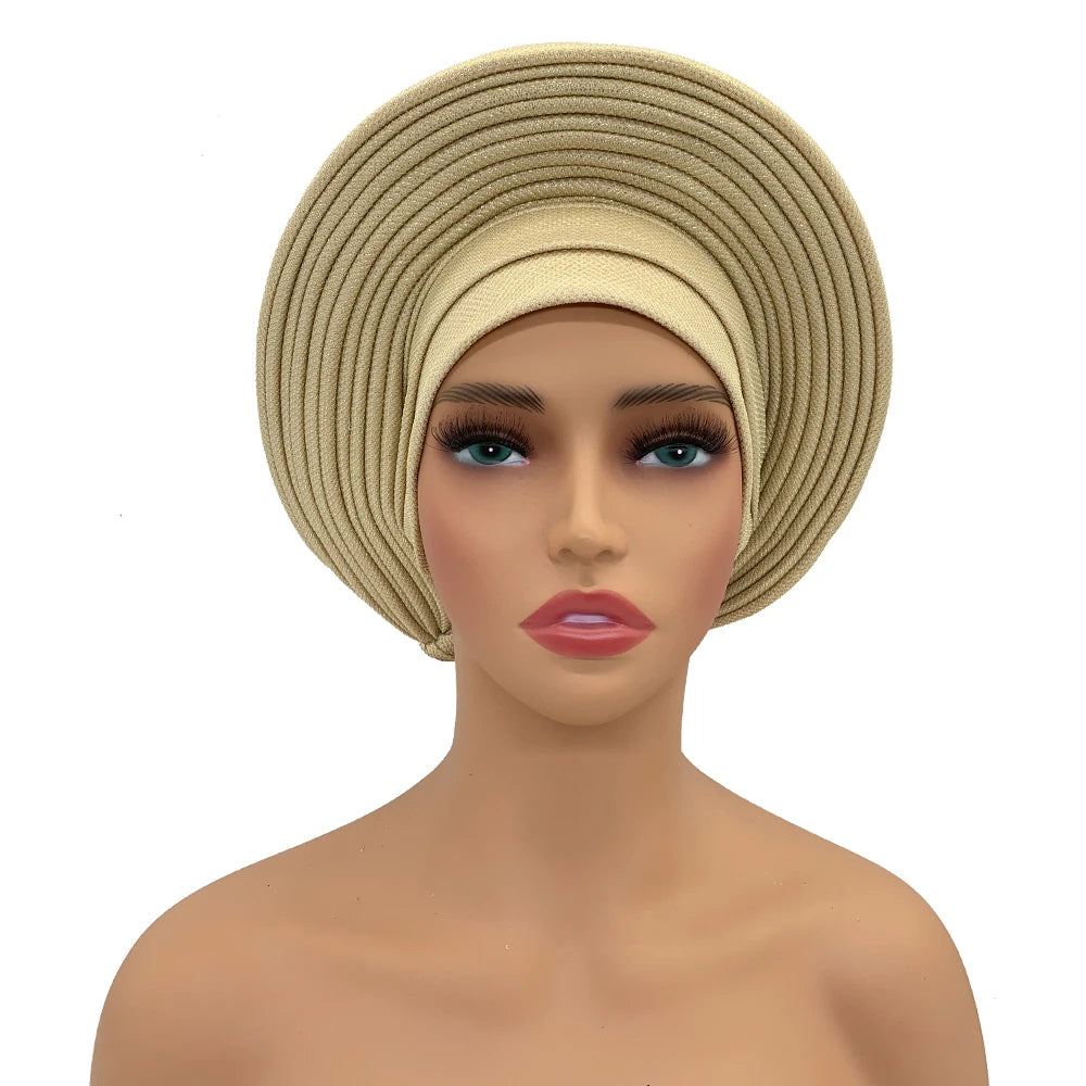 Ready made African gele headtie turban - view 8