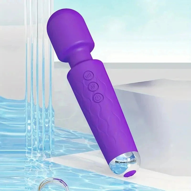 Electric Massage Stick - handheld massager in purple