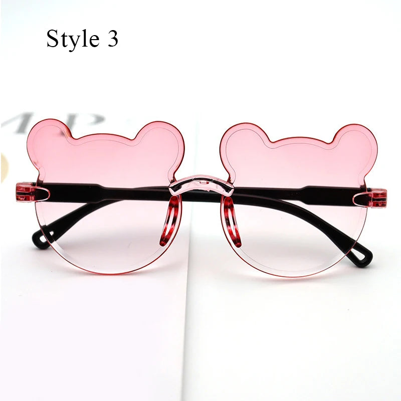 Kids bear shape rimless sunglasses - view 16