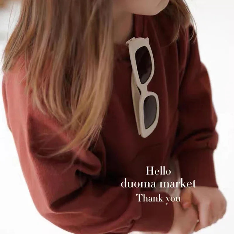 Frosted Rectangle Kids Sunglasses