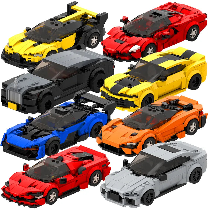 Hot MOC City Car Building Blocks Set - Fashioinista