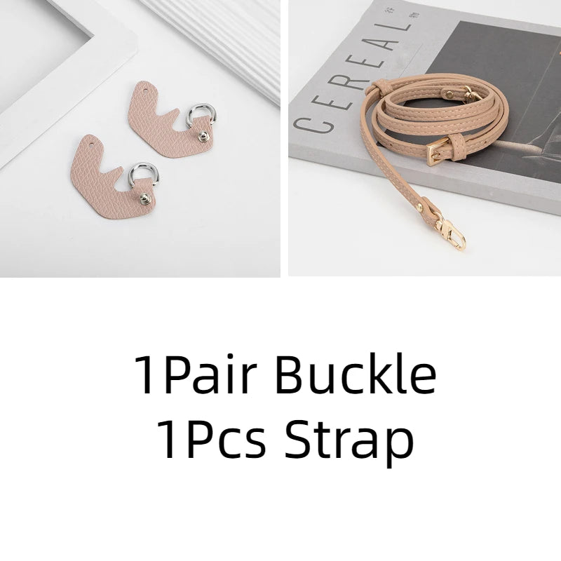Punch free leather bag conversion strap set for a mini handbag - view 25
