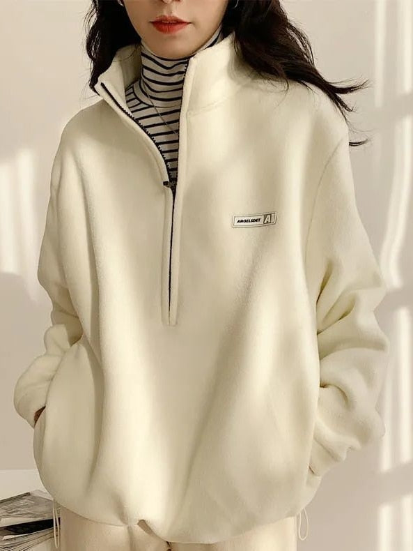 Korean Fleece Hoodie - Fashioinista