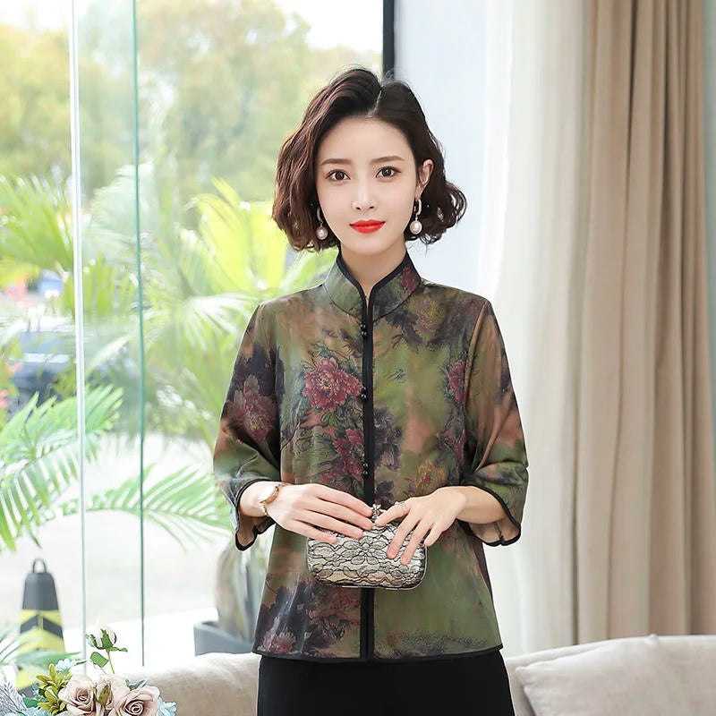Cheongsam Blouse - cheongsam blouse - view 7