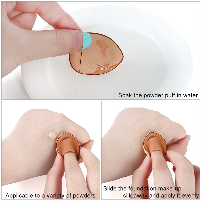 Mini Finger Puff Makeup Sponges - Fashioinista