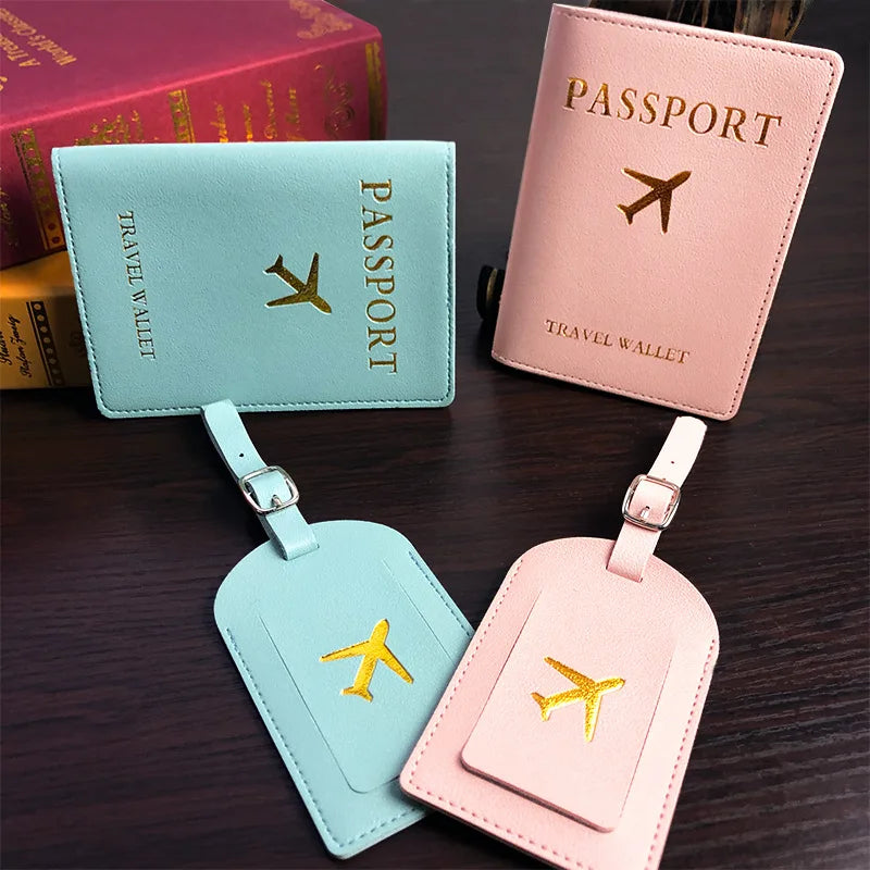 leather luggage tag