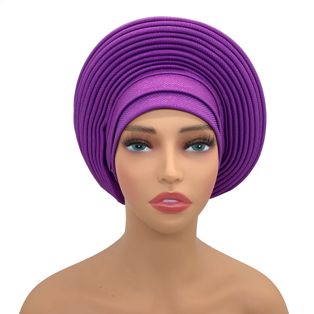 Ready made African gele headtie turban - view 4
