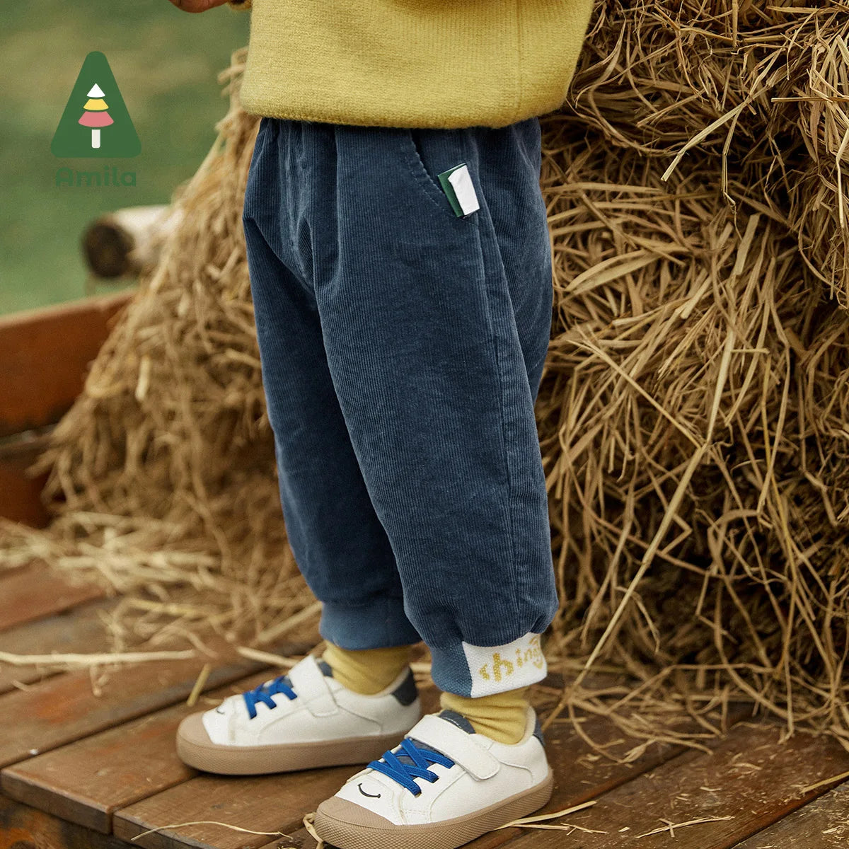 Amila Baby Pants Autumn Winter New Girls and Boys Fashion Kids Corduroy Long Trousers Children Cotton Clothes - Fashioinista
