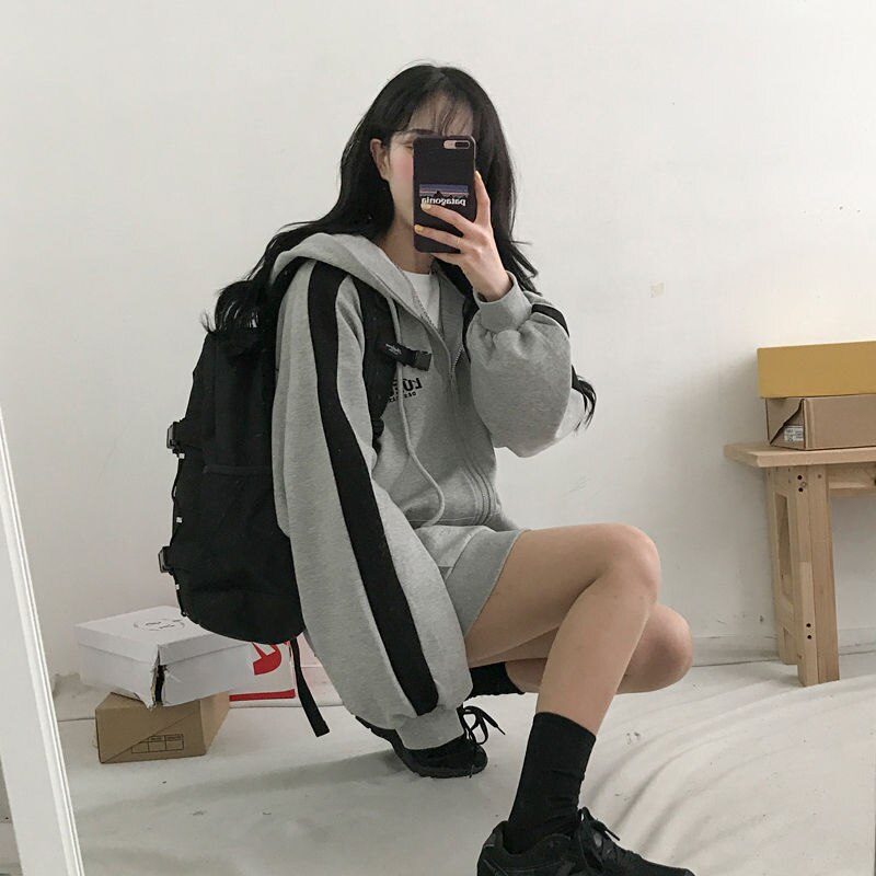 Korean Style Oversized Hoodies - Fashioinista