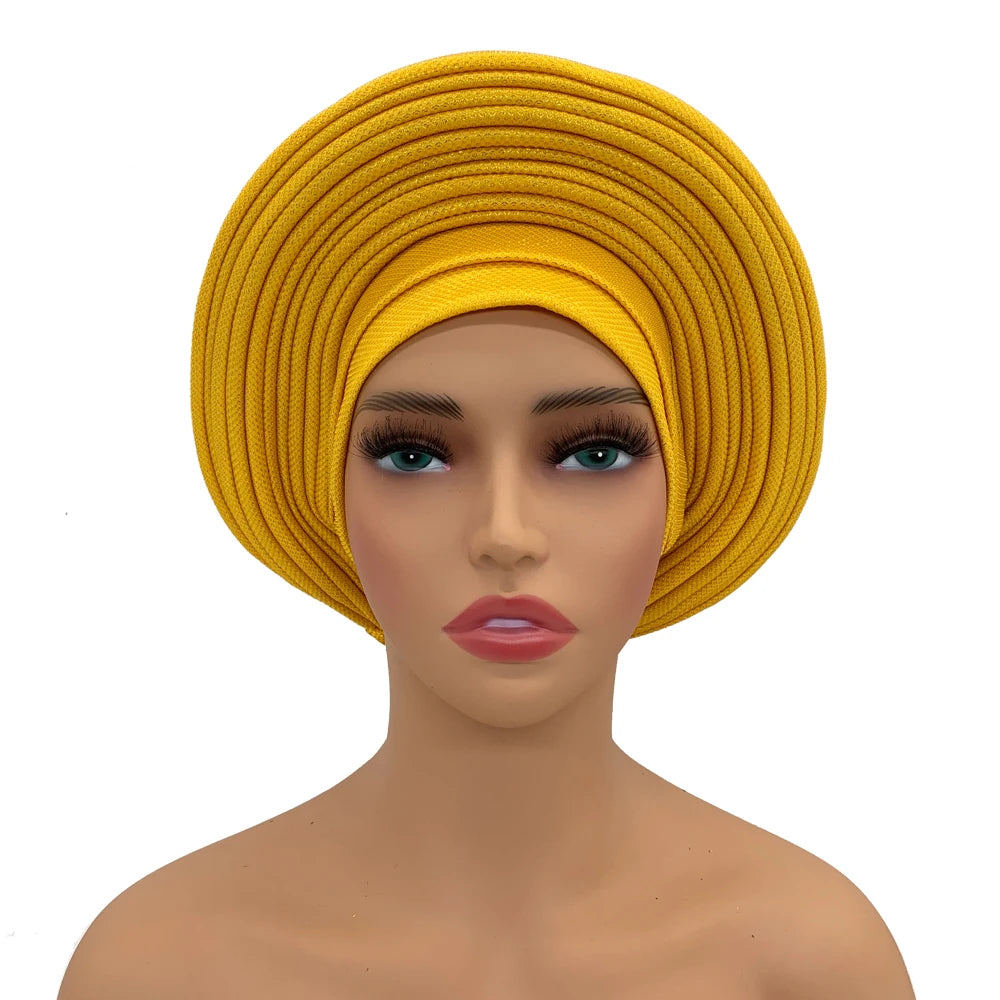 Ready made African gele headtie turban - view 13