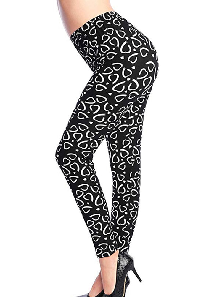 Stylish Camouflage Graffiti Leggings - Fashioinista