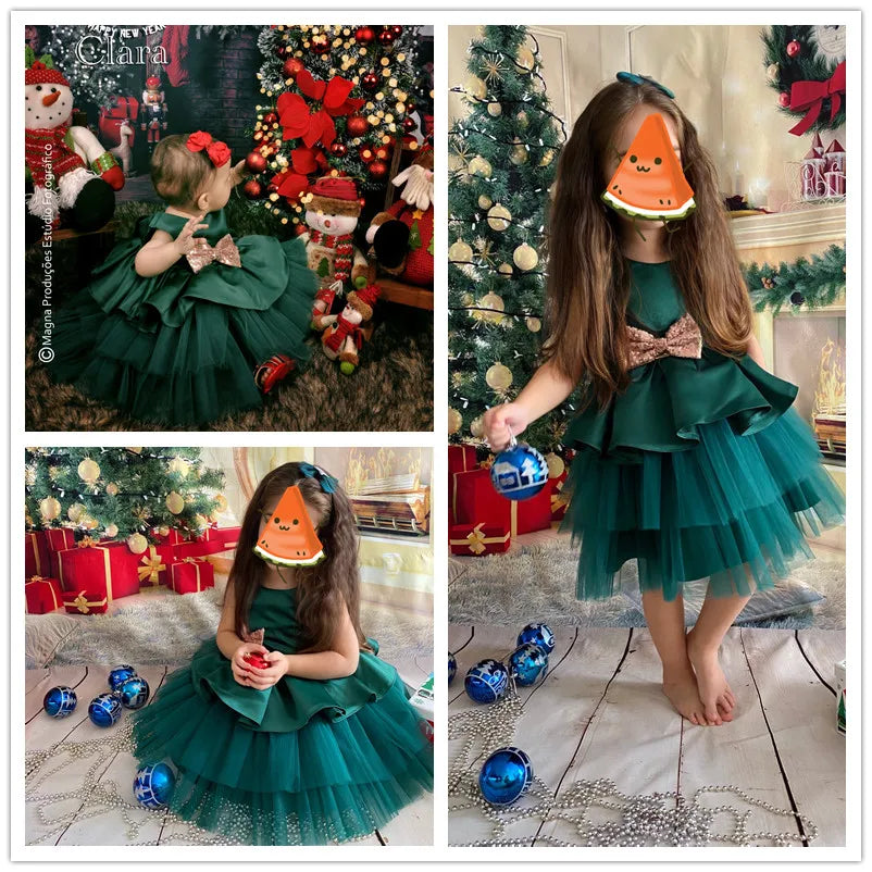 Girl Dress with Big Bow - Perfect for Special - Fashioinista