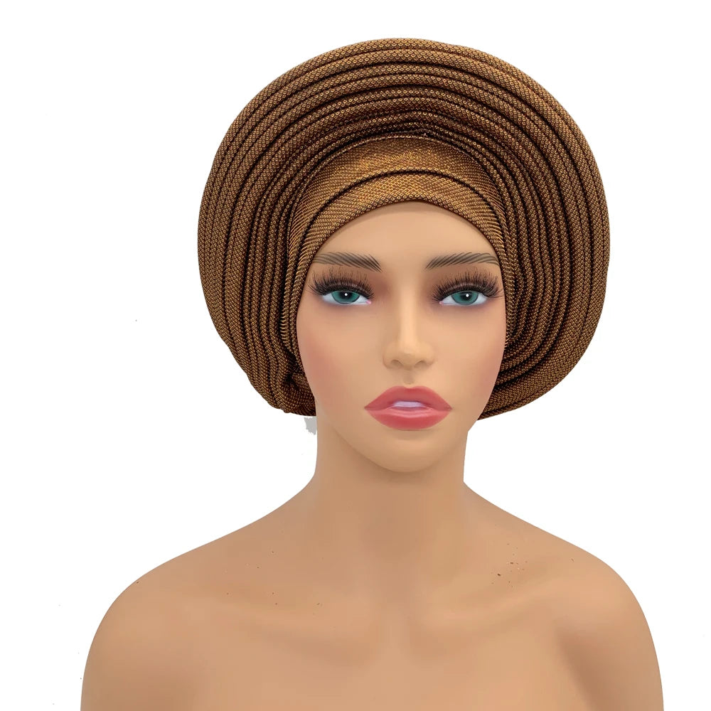Ready made African gele headtie turban - view 15