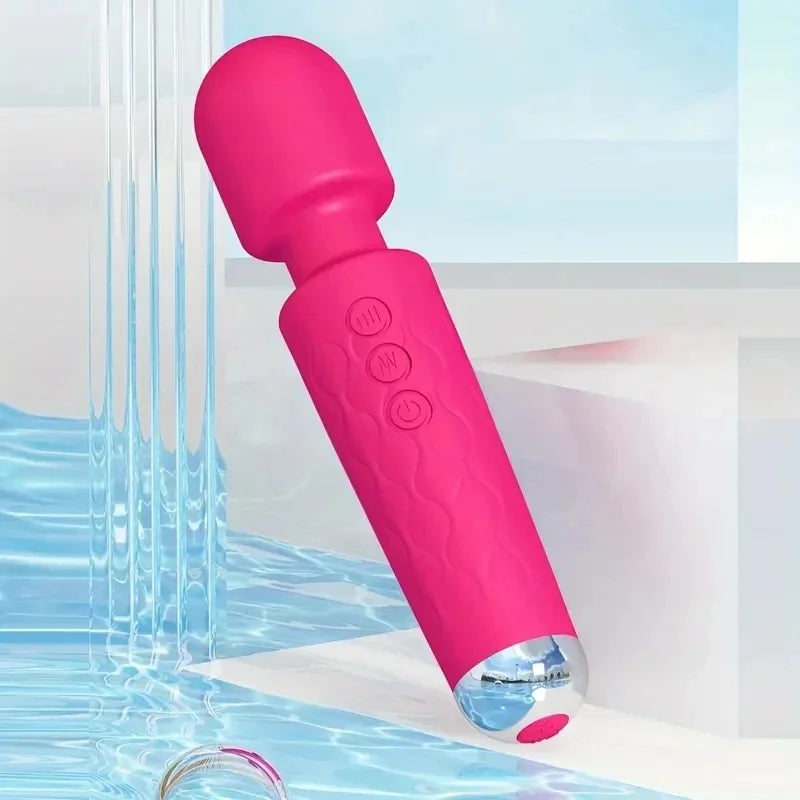 Electric Massage Stick - handheld massager in pink