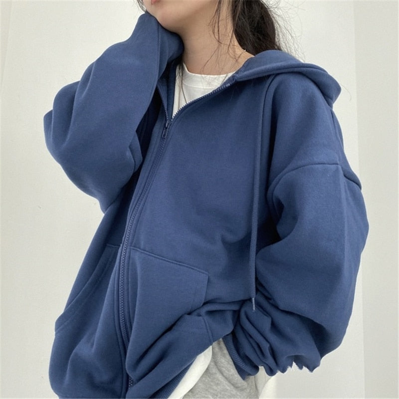 Korean Style Oversized Hoodies - Fashioinista