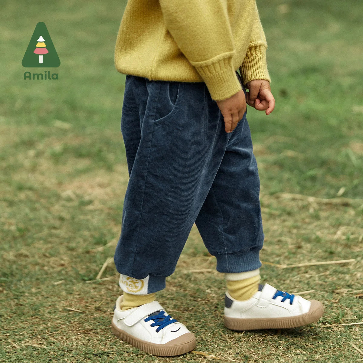 Amila Baby Pants Autumn Winter New Girls and Boys Fashion Kids Corduroy Long Trousers Children Cotton Clothes - Fashioinista