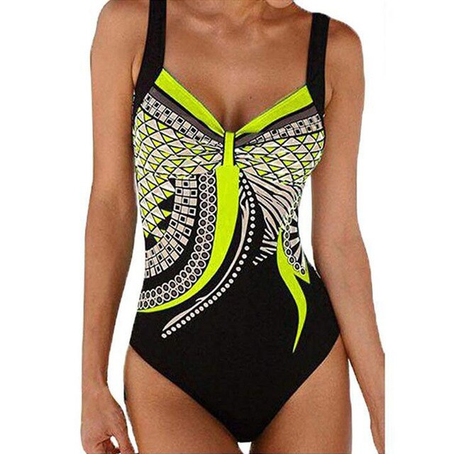 Vibrant One-Piece Swimsuit - Fashioinista