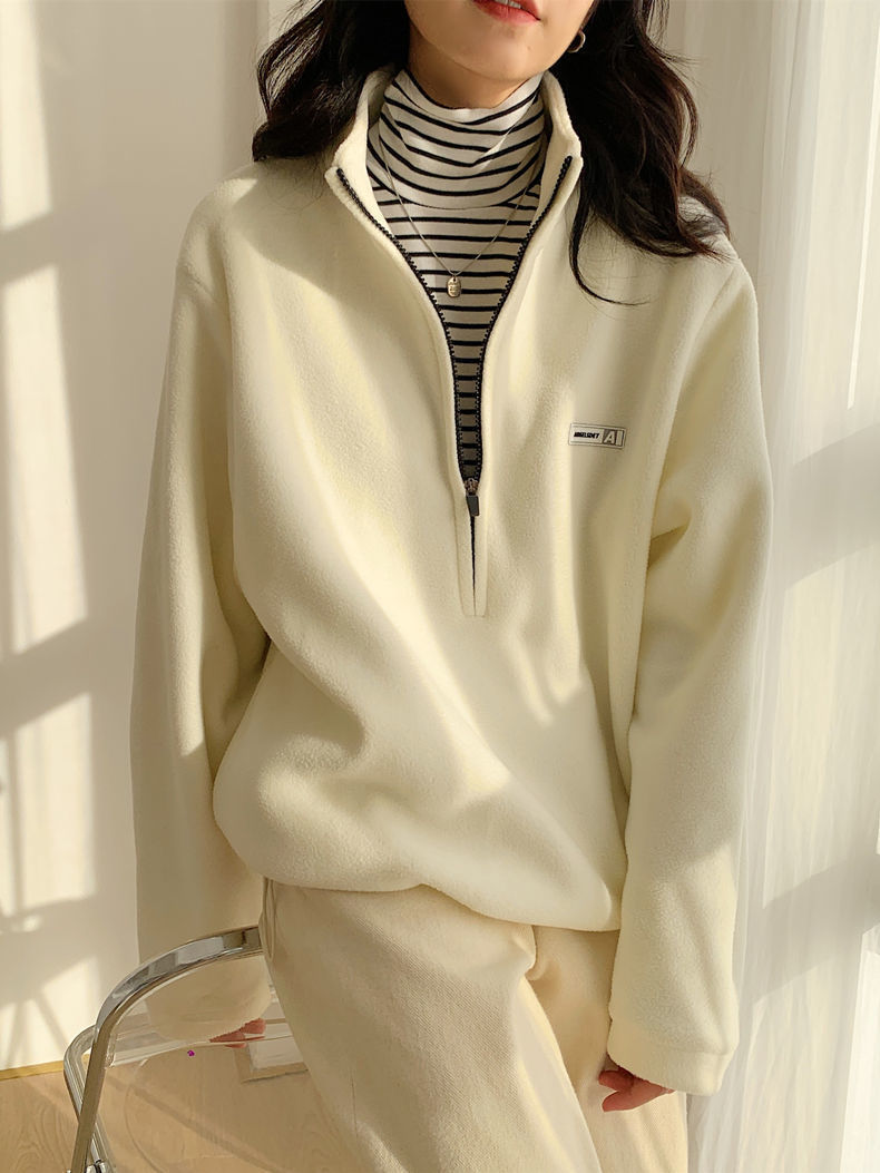 Korean Fleece Hoodie - Fashioinista