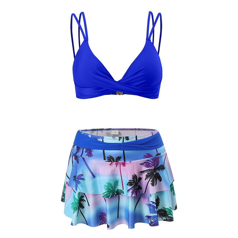 Backless Two-Piece Swimwear - Fashioinista