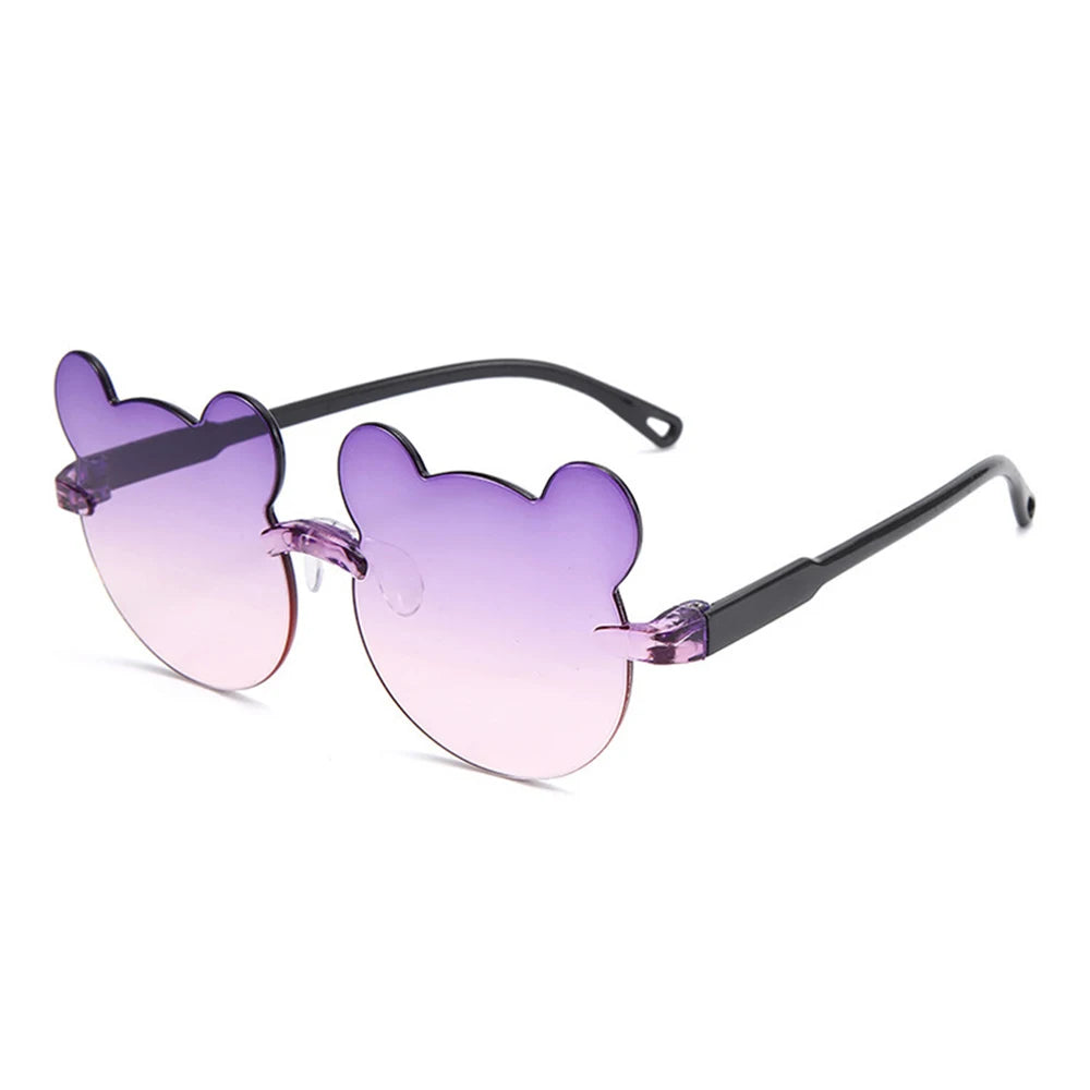 Kids bear shape rimless sunglasses - view 14