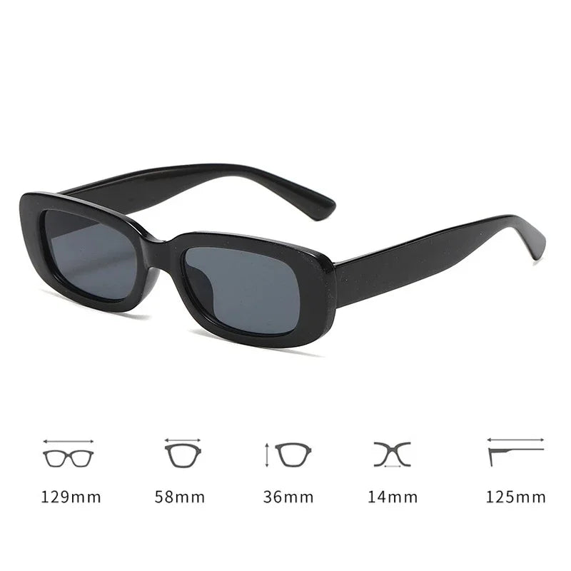 Frosted Rectangle Kids Sunglasses