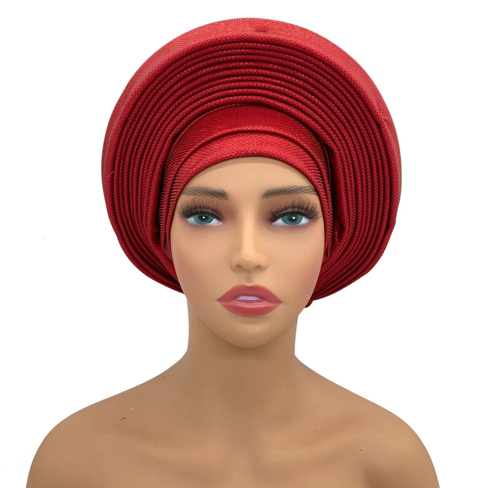 Ready made African gele headtie turban - view 12