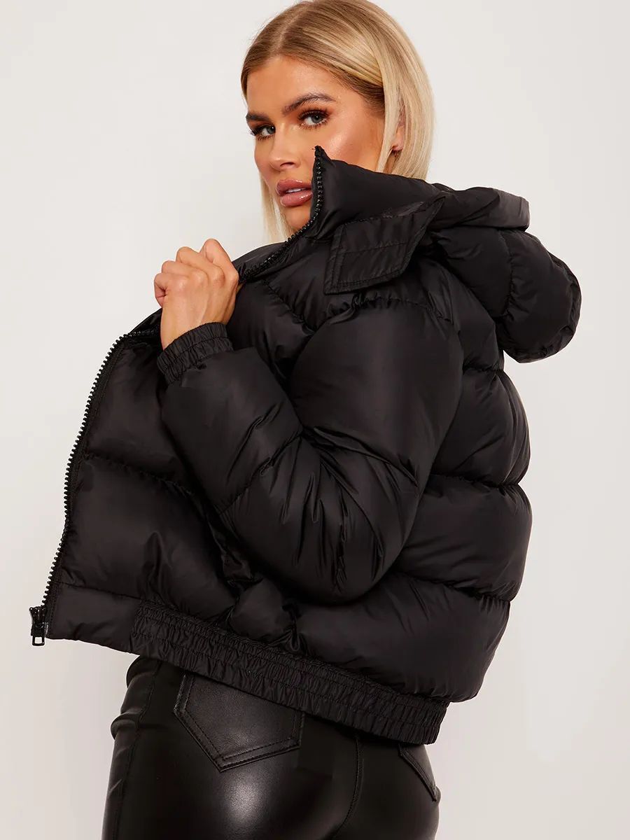 Hooded Bread Jacket Down Girl - Fashioinista