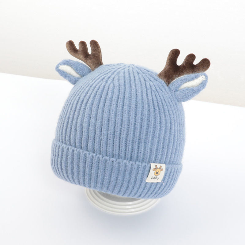 Baby Winter Thicken Thermal Woolen Cap Baby Hat - Fashioinista