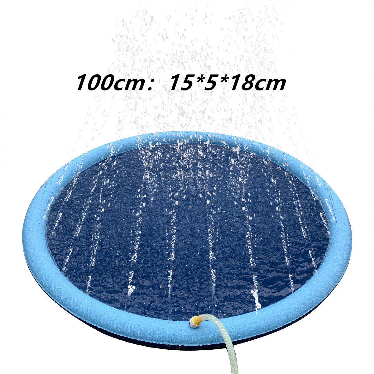 Non-Slip Splash Pad For Kids And Pet Dog Pool Summer Outdoor Water Toys Fun Backyard Fountain Play Mat - Fashioinista