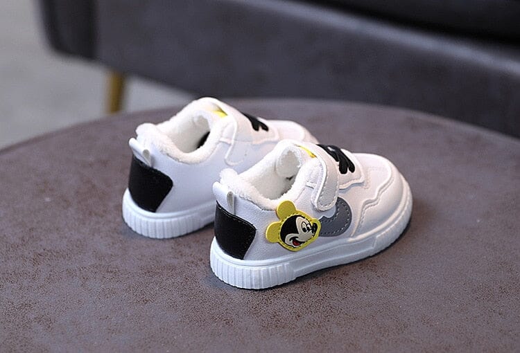 Baby Mickey Mouse White Casual Shoes ,toddler sneakers