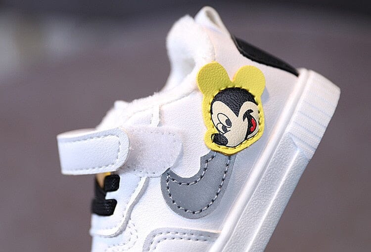 Baby Mickey Mouse White Casual Shoes ,toddler sneakers