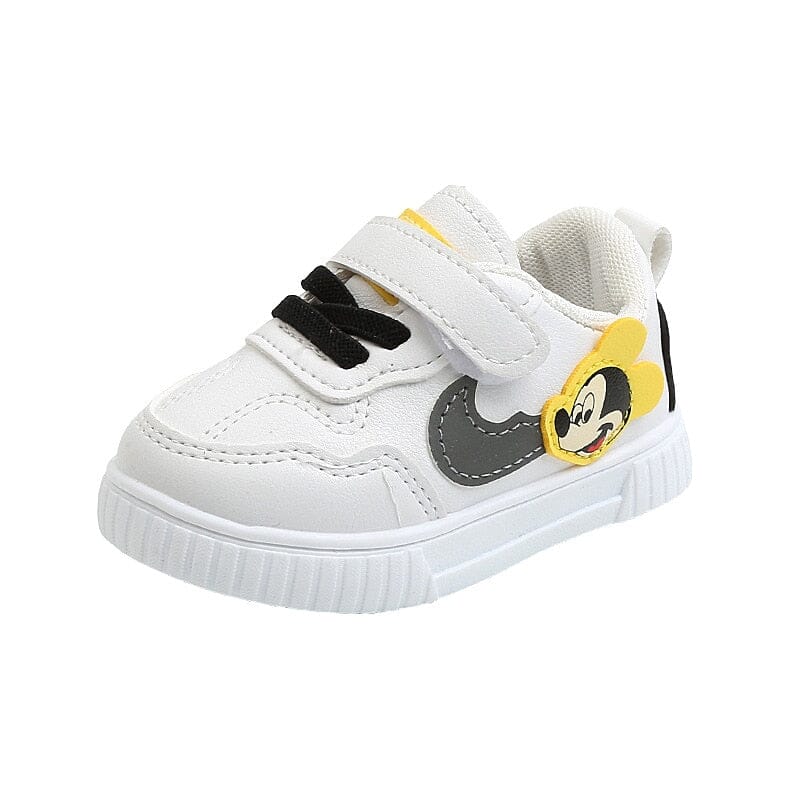 Baby Mickey Mouse White Casual Shoes ,toddler sneakers