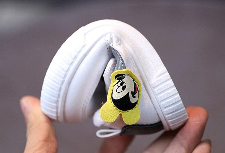 Baby Mickey Mouse White Casual Shoes ,toddler sneakers